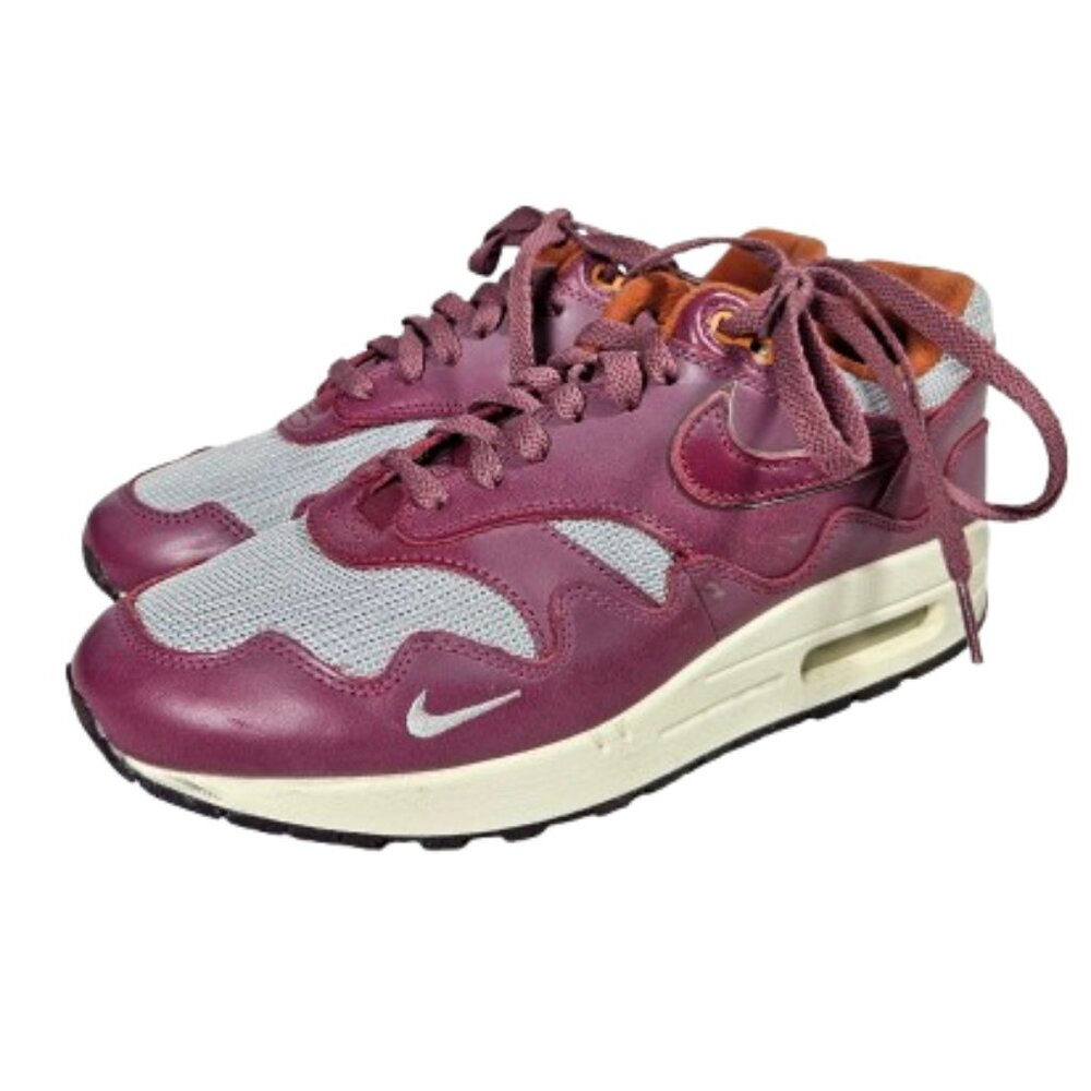 Nike Air Max 1 Patta Waves Rush Maroon D09549-001 Men’s Size 7.5 Sneakers